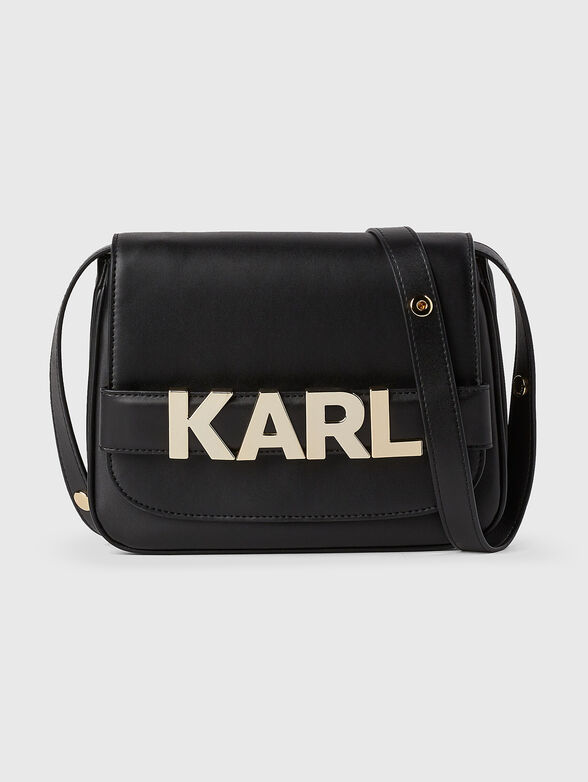 K/LETTERS black bag with logo accent - 1