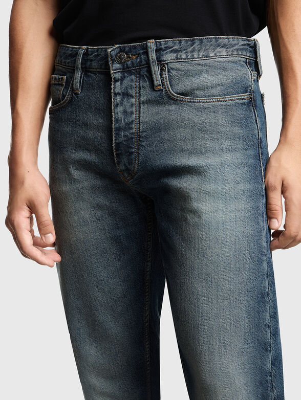 Slim fit faded stretch denim jeans - 3