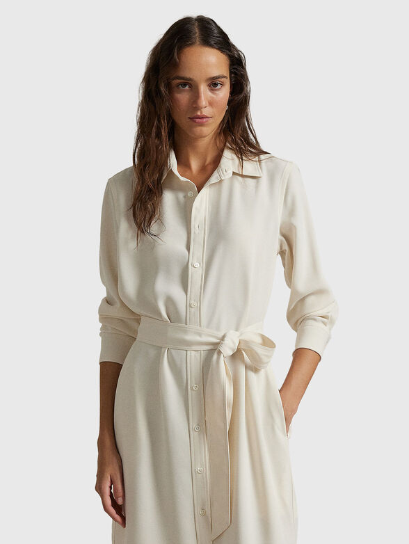 Maxi dress with belt - 3