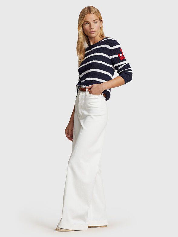 Sweater with contrast embroidery  - 2