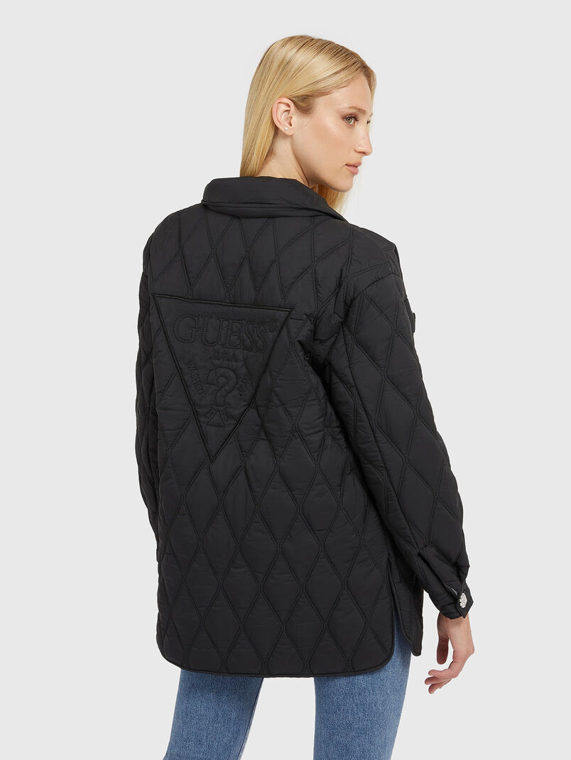 GIORGIA black jacket with logo accent on the back - 3