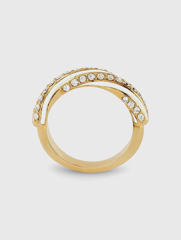 Ring with rhinestones - 4