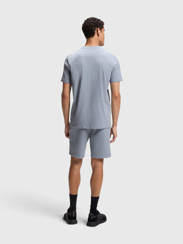 Gray cotton T-shirt - 3