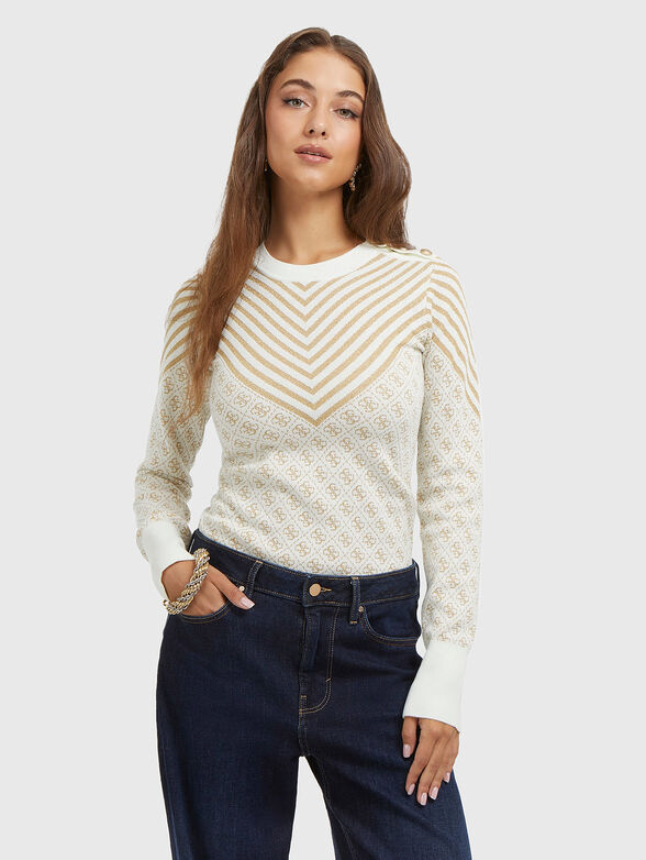 Sweater with monogram print - 1