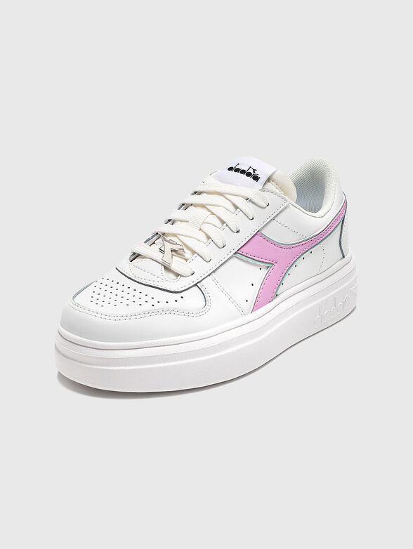  MAGIC BOLD white sneakers with contrast detail - 2
