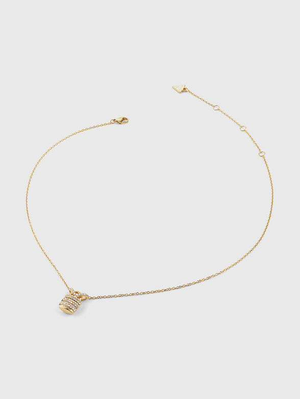 Necklace with rhinestones - 1