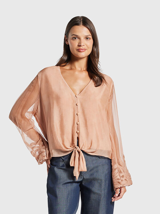 CAMILLA blouse with buttons - 1