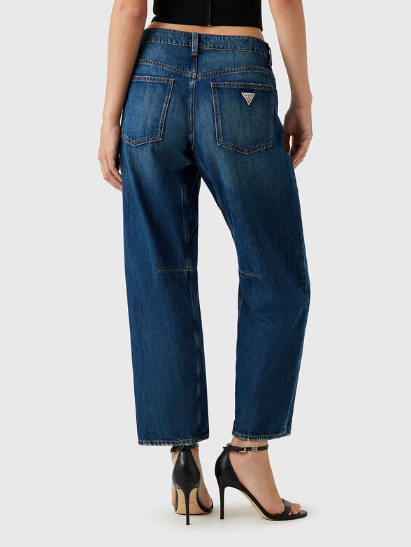 High waisted barrel leg jeans - 2