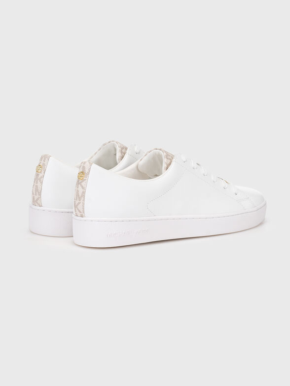 Leather sneakers with monogrammed logo motifs - 3