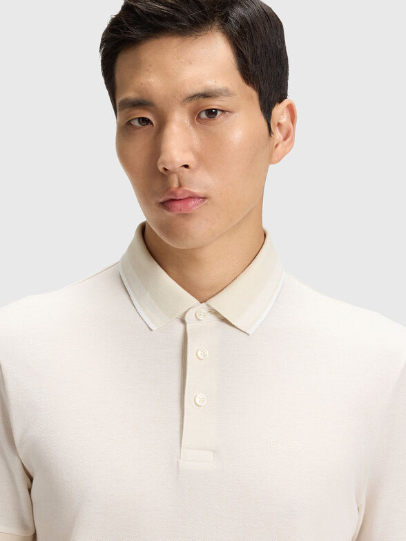 Polo shirt with accent trims - 4