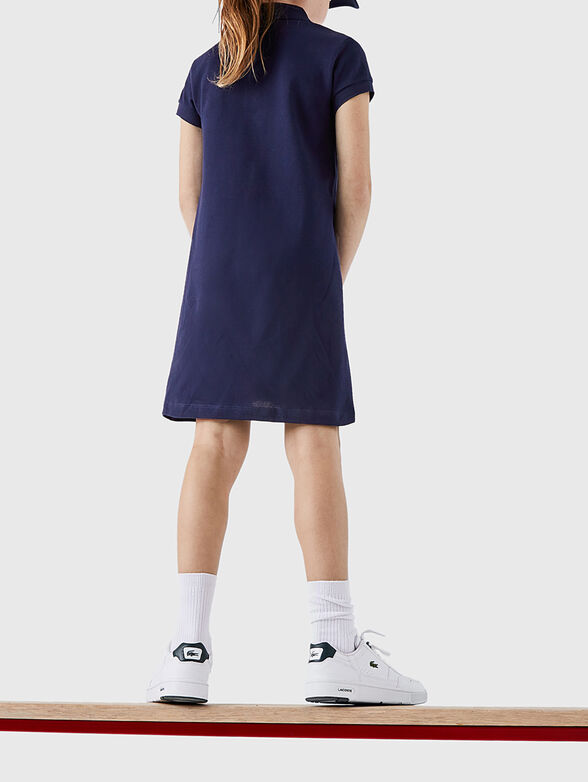 Casual dress in dark blue colour - 2