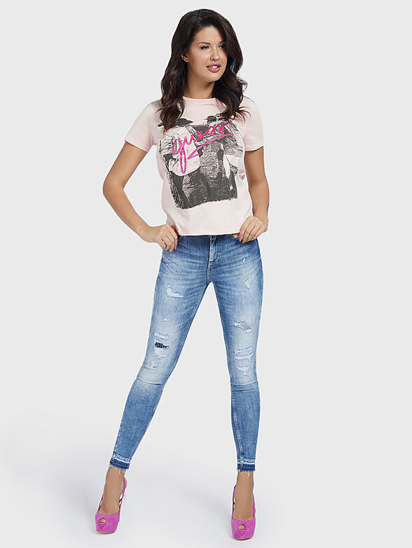 PAULA Black cotton t-shirt - 2