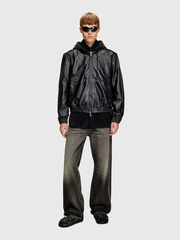 L-OCHS jacket with contrasting textures - 2