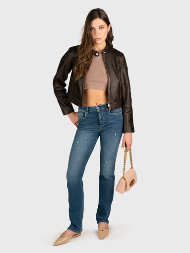 Straight jeans with logo - 5