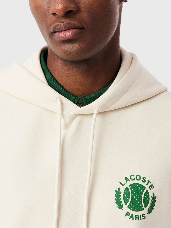 Sweatshirt with hood and logo - 4
