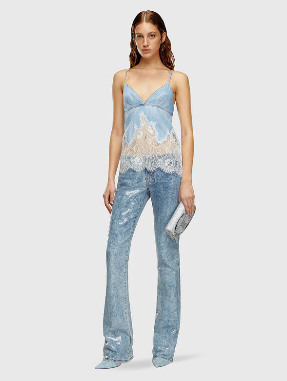 D-SHARK-S jeans with shiny effect - 4