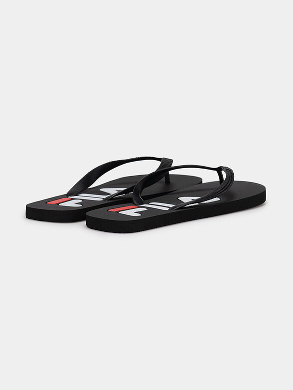 TROY black flip flops - 3