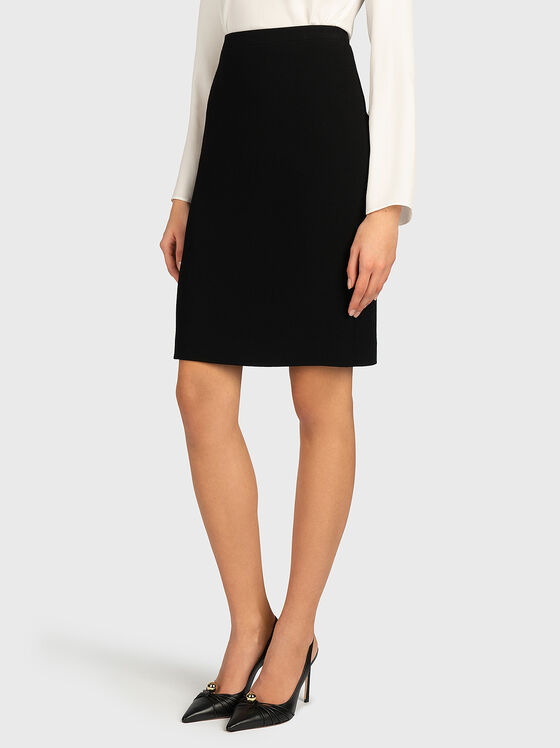 Pencil skirt in black color - 1