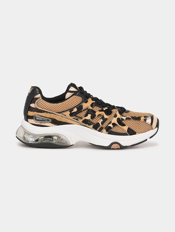 Animal print sneakers - 1