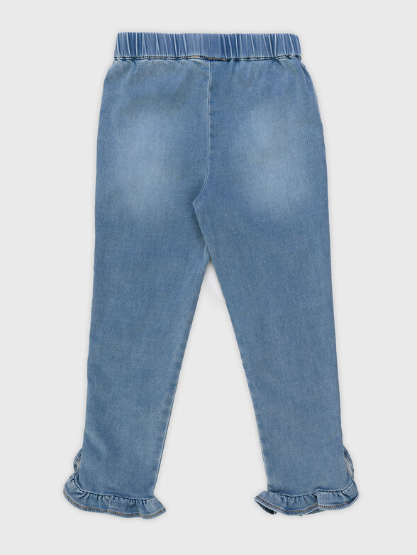 Jeans with an accent hem - 2