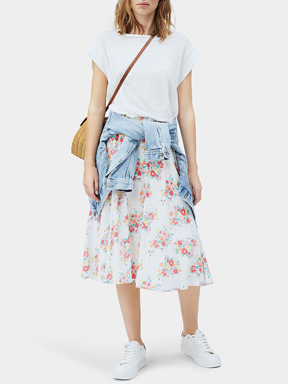 NALIA skirt with floral print - 4