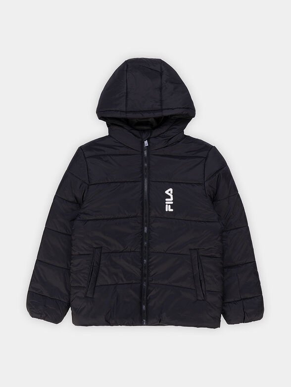 BUNIEL black padded jacket with hood - 1