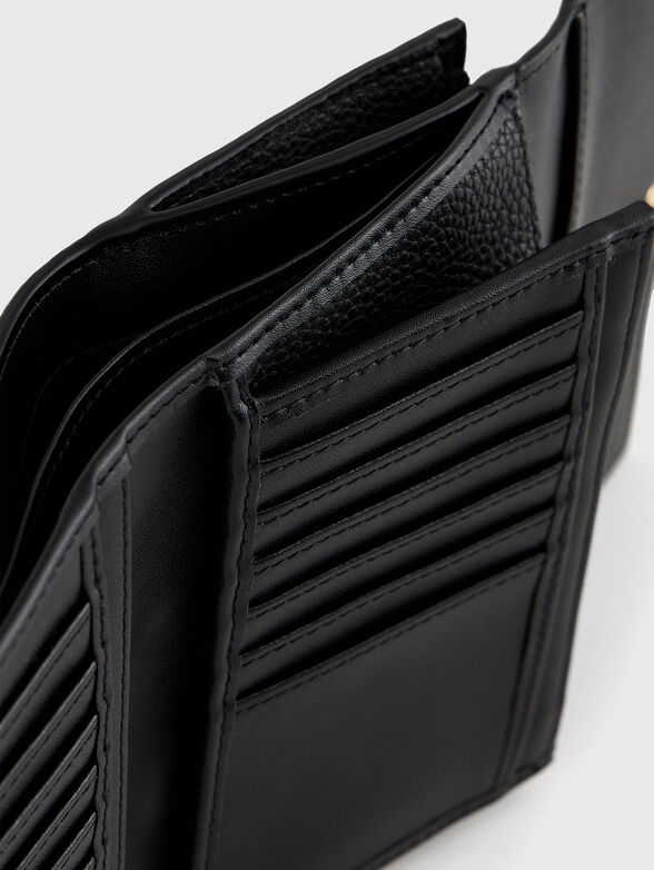 Black wallet from eco leather - 4