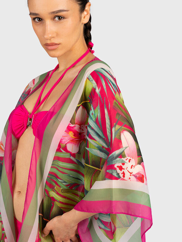 Kaftan with animal print - 4