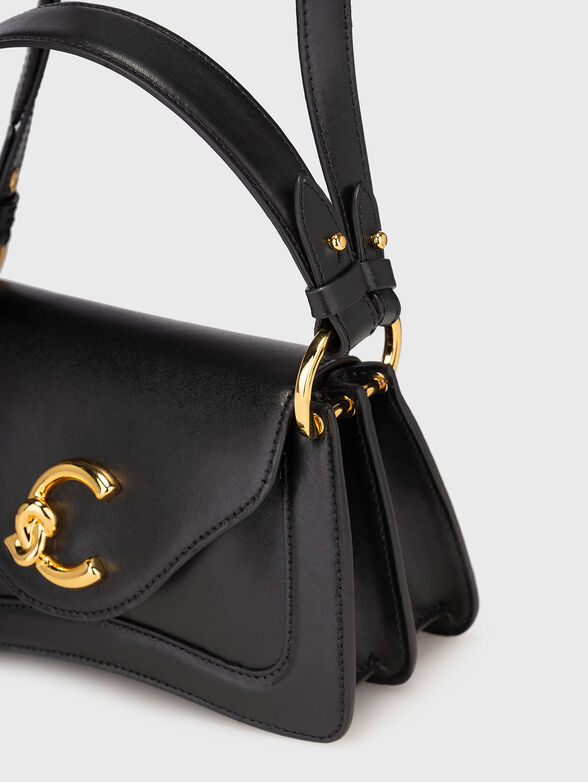 Small leather bag with gold details - 5