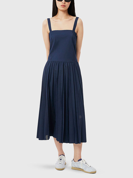 Midi dress with logo detail - 1