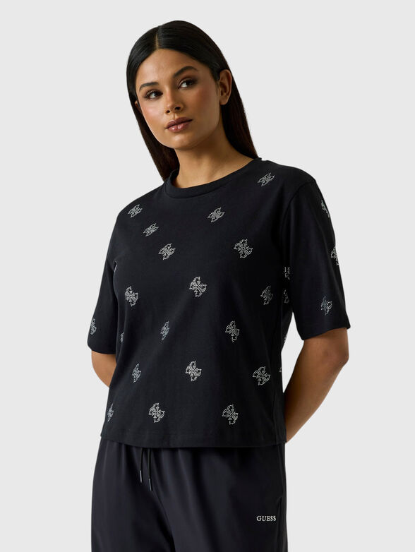 4G rhinestones t-shirt - 3