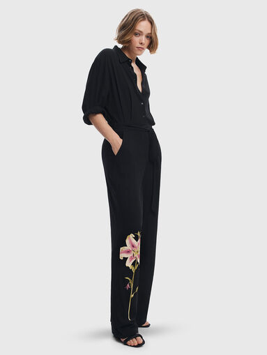 LIRIO jumpsuit with floral detail - 5