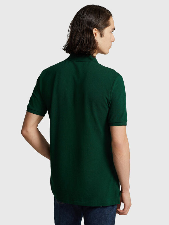 Polo-shirt in dark green colour - 3