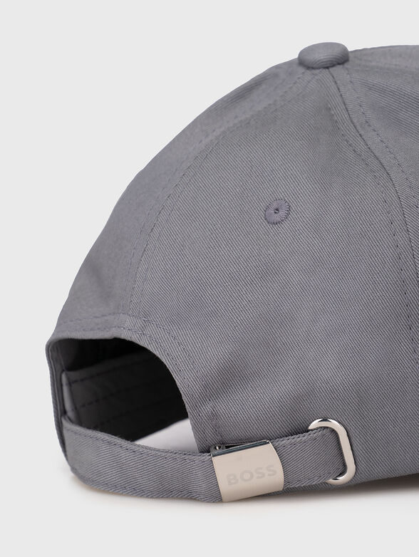 Gray baseball cap with logo - 3
