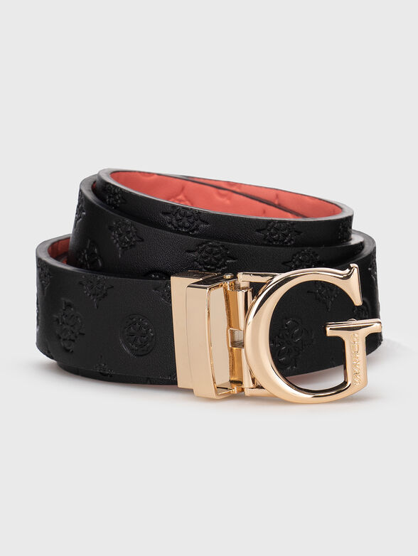 Revirsible belt with monogram  - 1