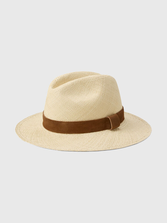 Woven raffia hat - 1