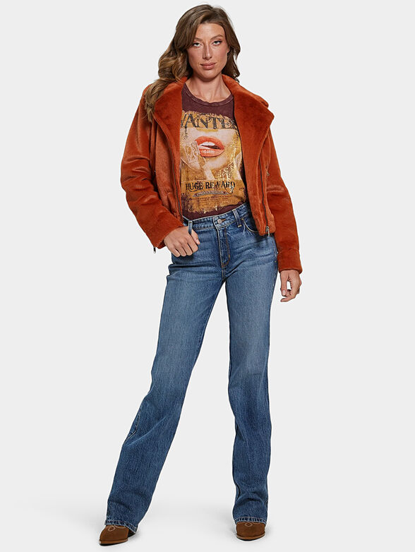 T-shirt with a multicolored print - 2