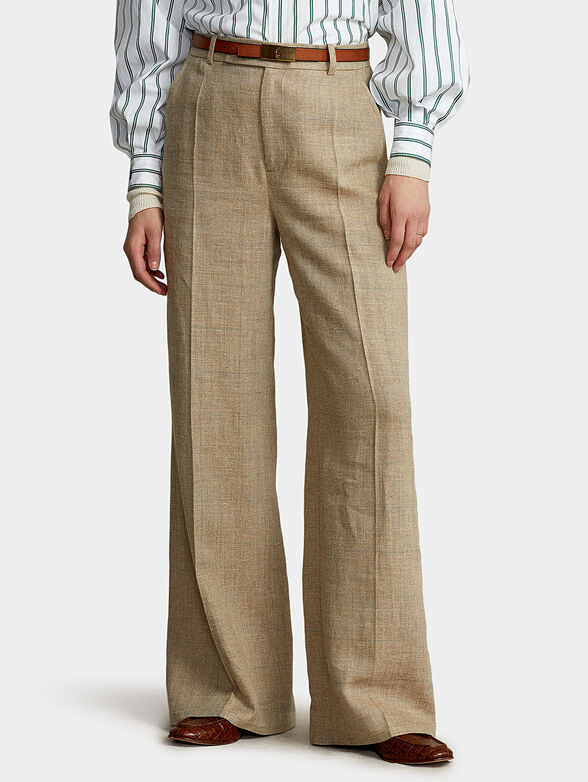 Pants with wide legs - 1