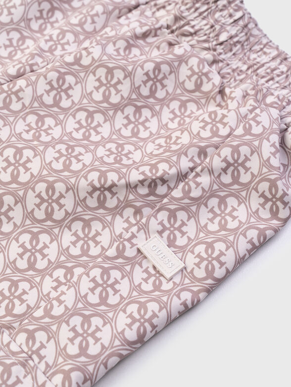 Cargo pants with monogram print - 3