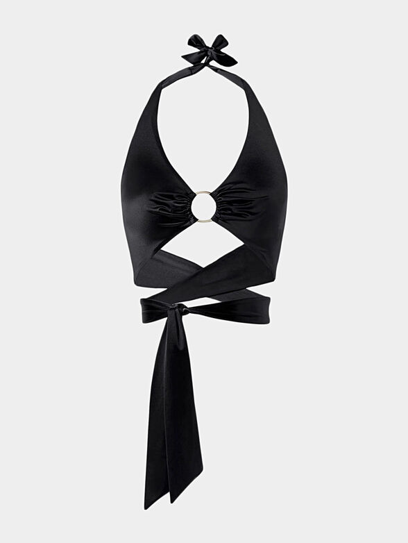 SUMMER GLAM bikini top in black color - 1