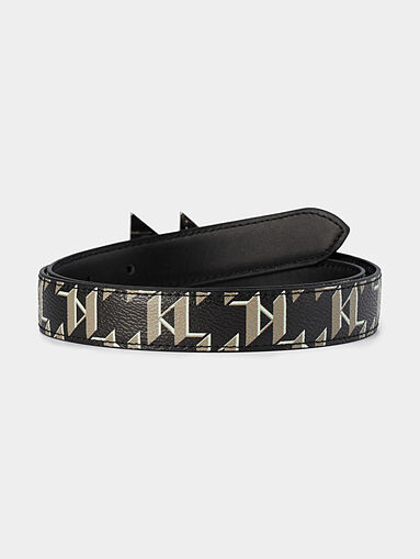 K/MONOGRAM reversible belt  - 4