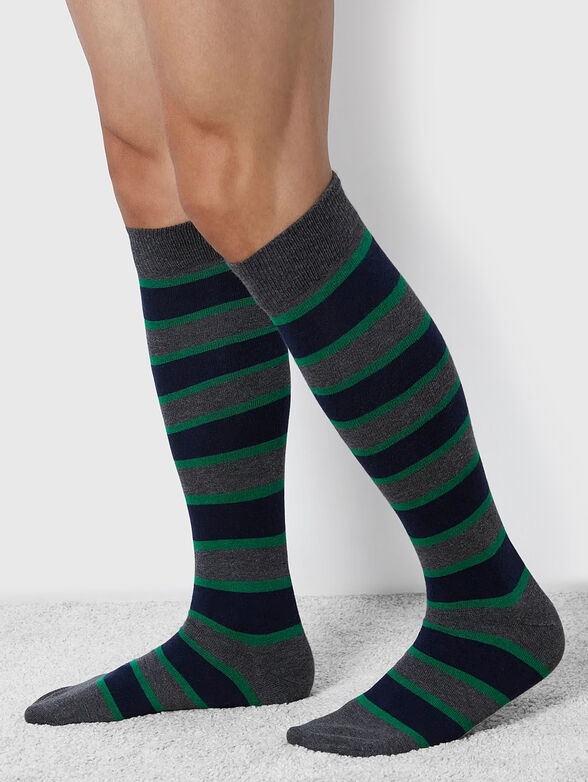 VARSITY striped socks - 1