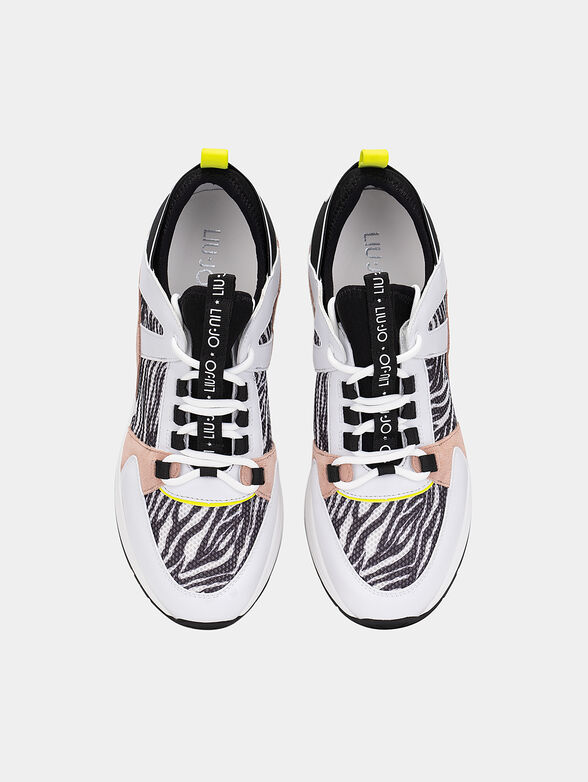 KARLIE Sneakers with zebra print - 5