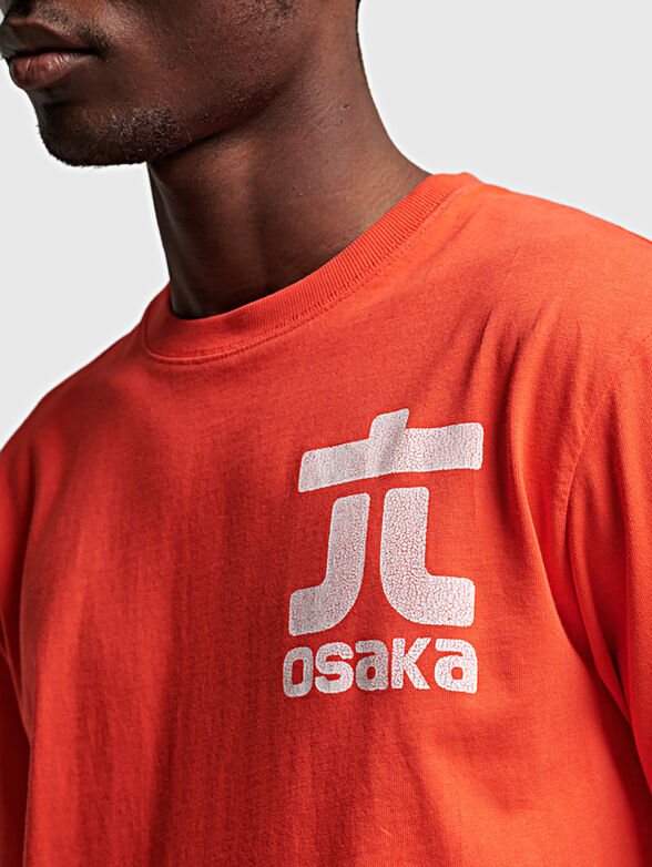 CODE OSAKA LOGO cotton T-shirt - 3