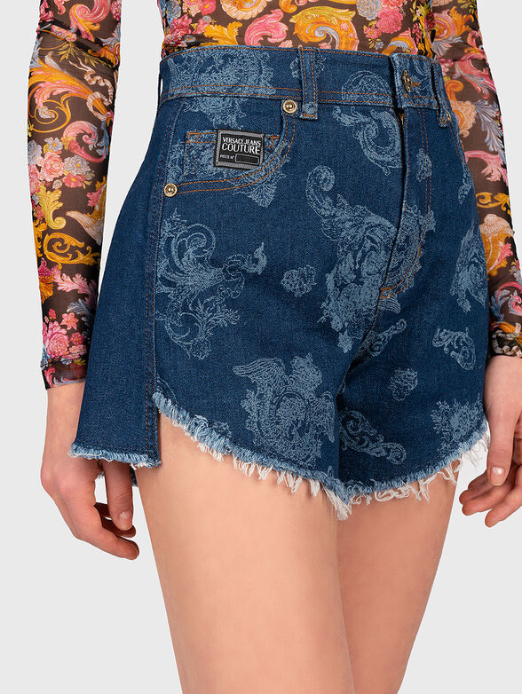 Denim shorts - 2