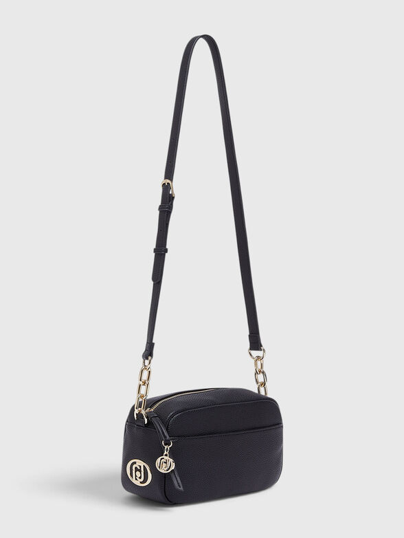 Black eco leather crossbody bag - 3