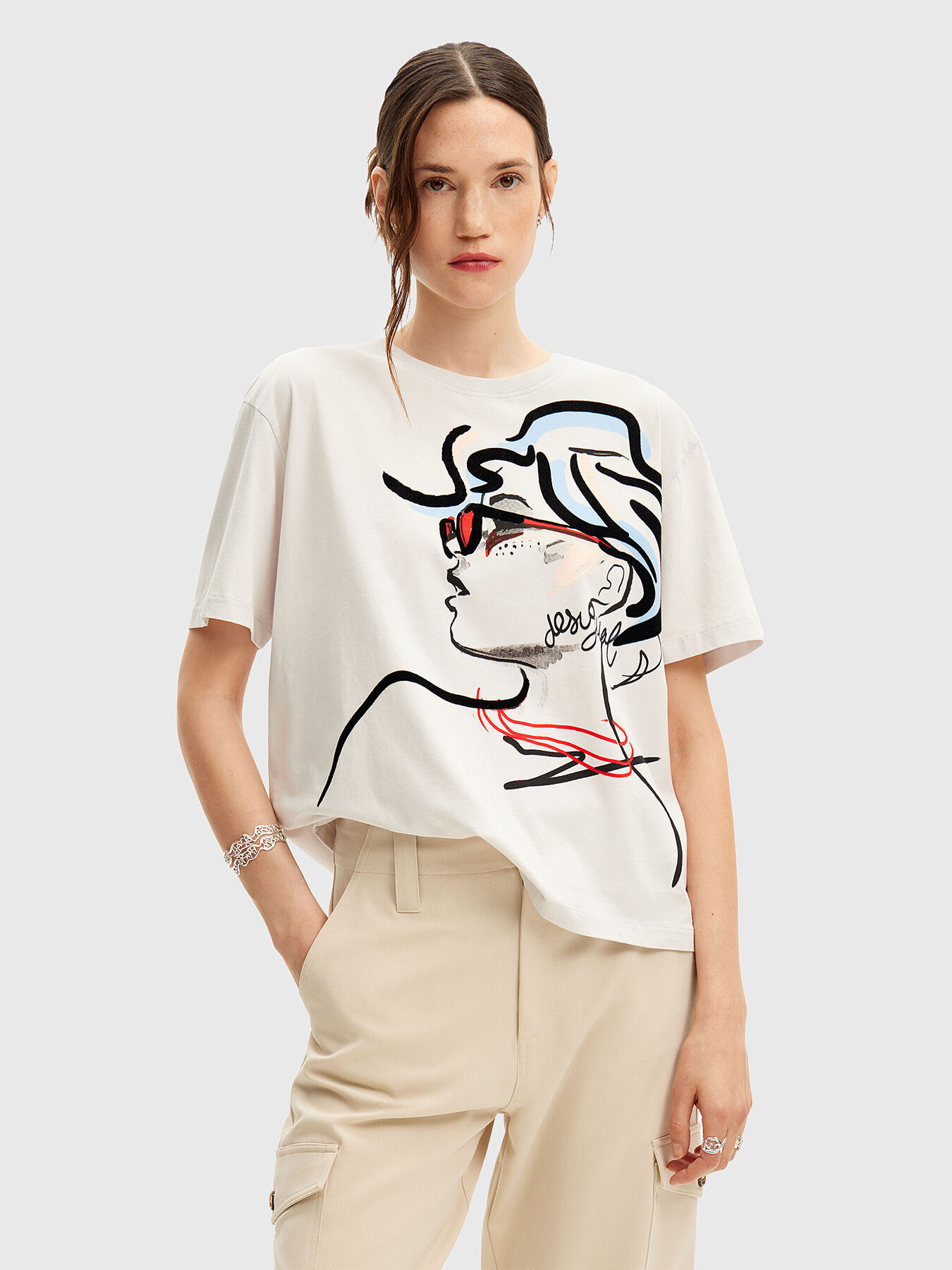 DALTON T shirt with print brand DESIGUAL Globalbrandsstore en