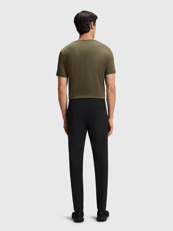 Black slim-fit pants - 2