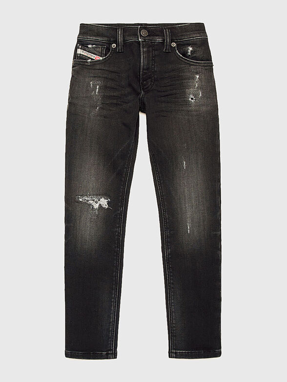 1995-J jeans with washed effect and rips - 1