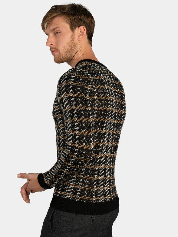 Wool blend slim sweater - 3